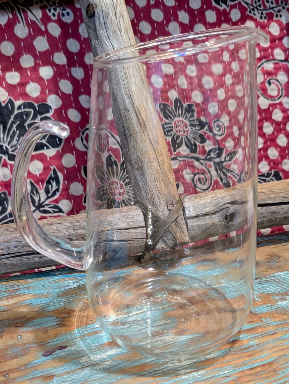 Pyrex Glass Pitcher W Handle
